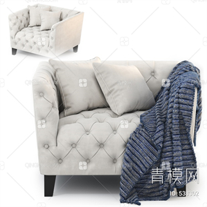 Origami Curved Armchair